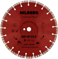 Алмазный диск по железобетону 300*25.4/12*10*3.2мм Industrial Hard Laser Hilberg HI807