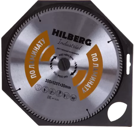 Пильный диск по ламинату 300*30*Т120 Industrial Hilberg HL300 - интернет-магазин «Стронг Инструмент» город Казань