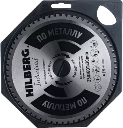 Пильный диск по металлу 250*30*Т60 Industrial Hilberg HF250 - интернет-магазин «Стронг Инструмент» город Казань