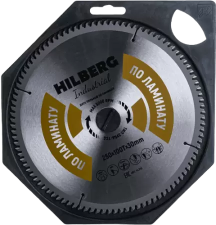 Пильный диск по ламинату 250*30*Т100 Industrial Hilberg HL250 - интернет-магазин «Стронг Инструмент» город Казань