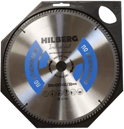 Пильный диск по алюминию 350*32/30*Т120 Industrial Hilberg HA350 - интернет-магазин «Стронг Инструмент» город Казань