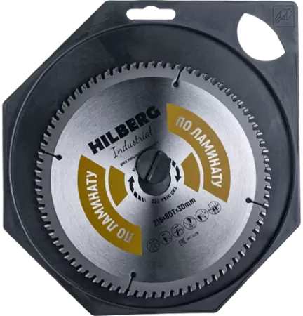 Пильный диск по ламинату 216*30*Т80 Industrial Hilberg HL216 - интернет-магазин «Стронг Инструмент» город Казань