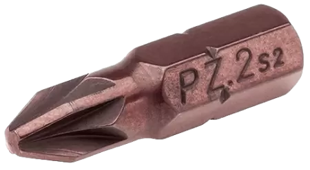 Бита для шуруповерта PZ2*25мм Сталь S2 (100шт.) PE Bag Mr. Logo B025PZ2 - интернет-магазин «Стронг Инструмент» город Казань