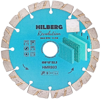 Диск алмазный отрезной 150*22.23*12*2.2мм по железобетону Hilberg Revolution HMR803