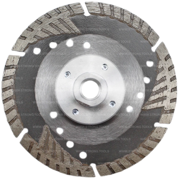 Алмазный диск с фланцем 125*М14*10мм Turbo-Segment Strong СТД-18700125 - интернет-магазин «Стронг Инструмент» город Казань